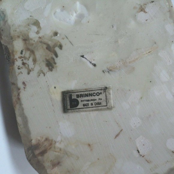 Vintage Stone Critters Lion Figurine Resin Standing on Base 4 3/4" L x 3" W - Picture 5 of 5